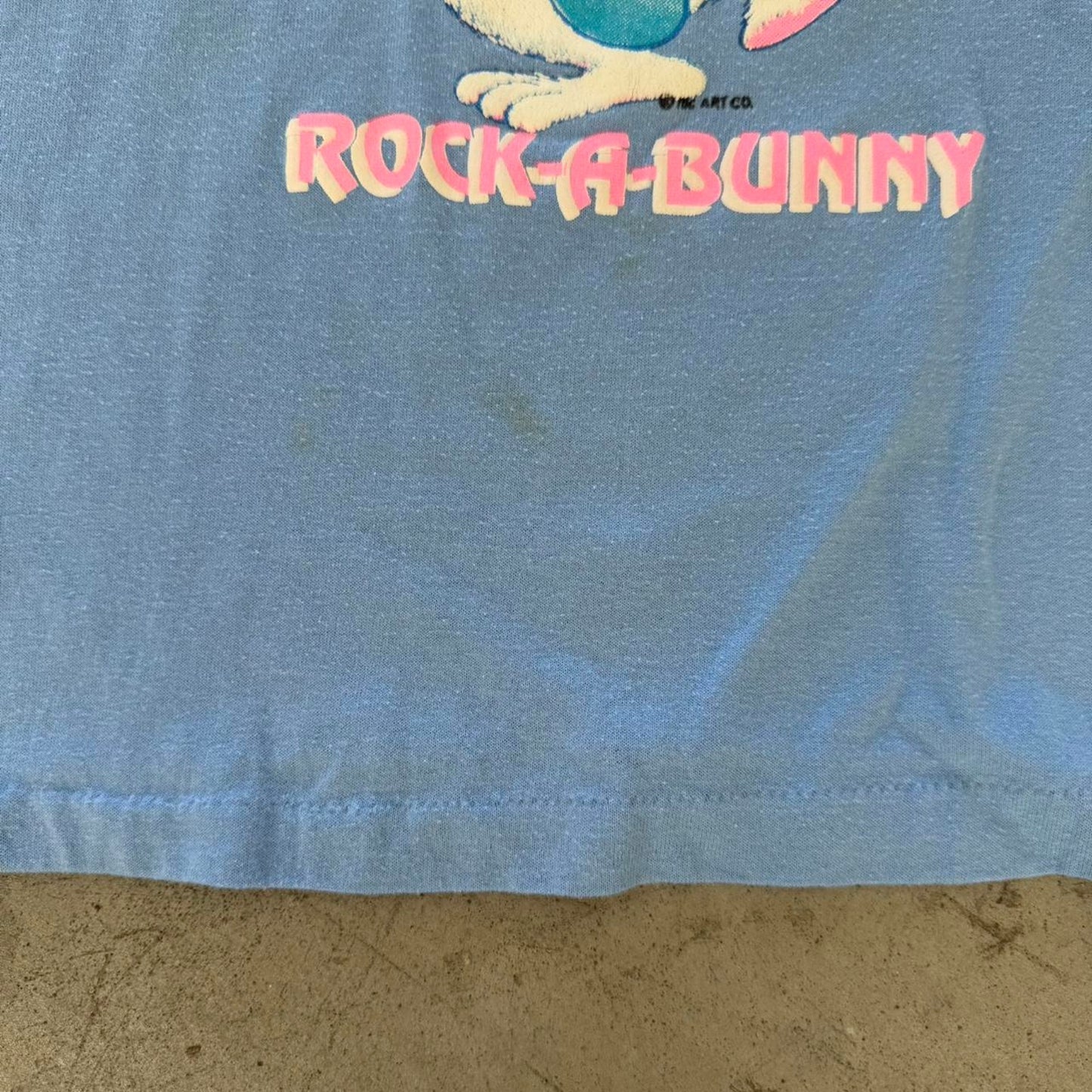 Vintage 80s Rock a Bunny Branson T-Shirt - Kids 10-12