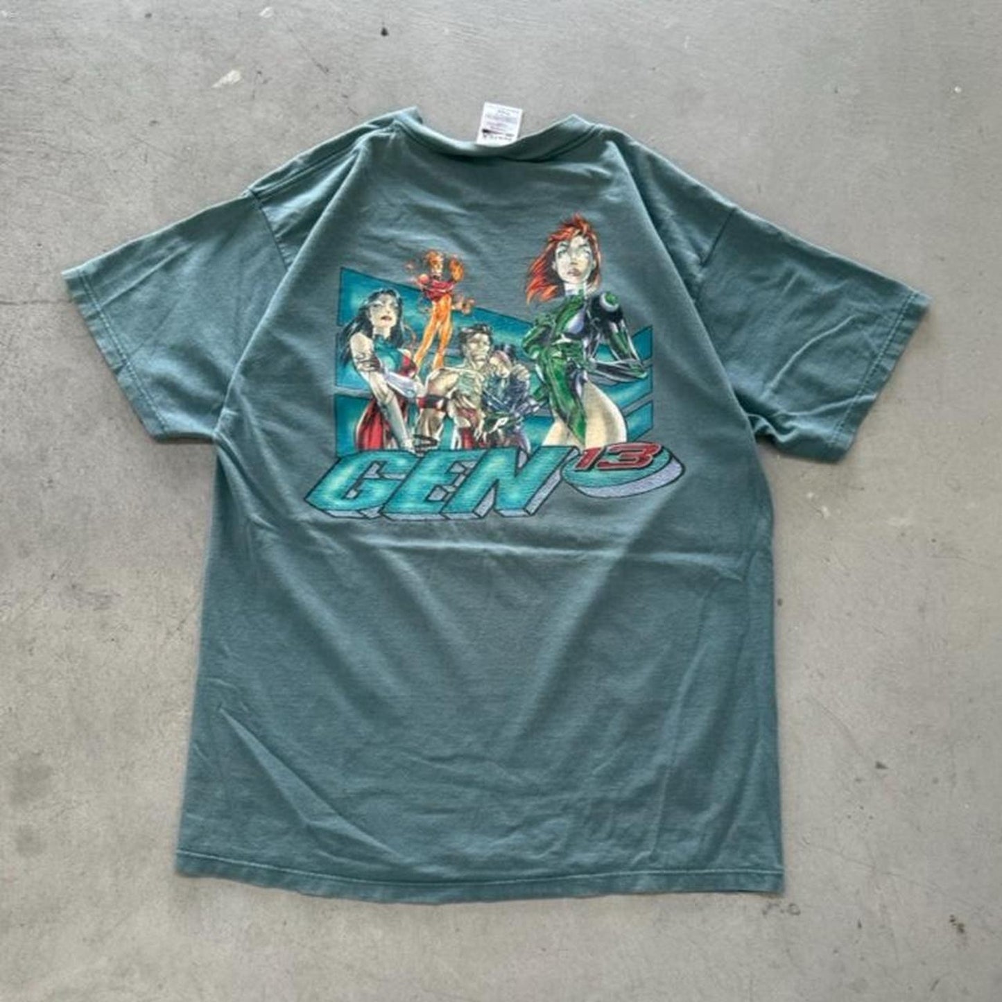 Vintage Gen 13 Anime Comic Book T-Shirt - X-Large