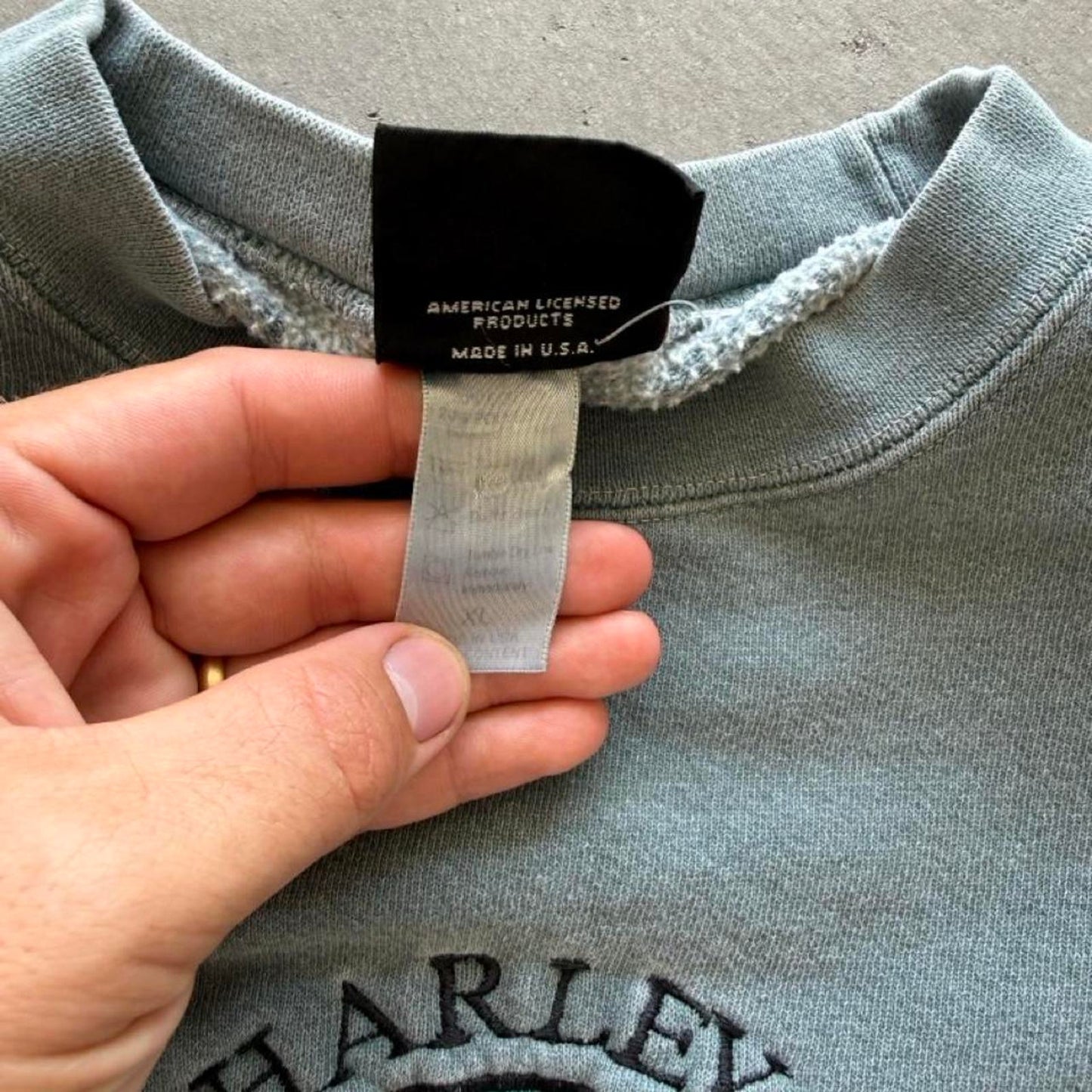 Vintage 90s Harley Davidson Motorcycles Biker Crewneck - X-Large