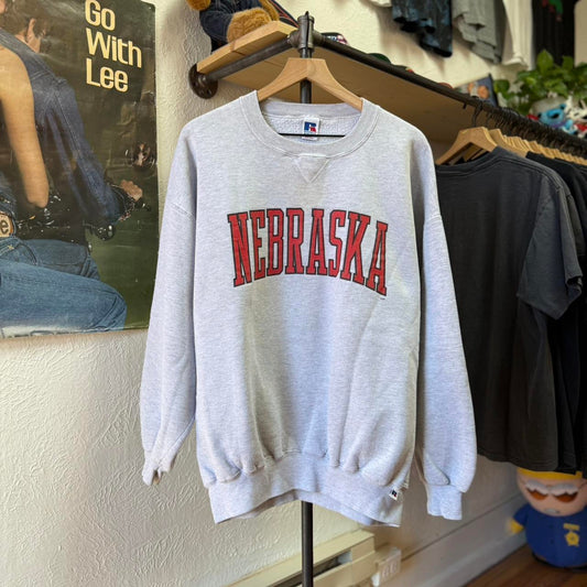 Vintage 90s Nebraska Huskers Spell Out Crewneck - XX-Large