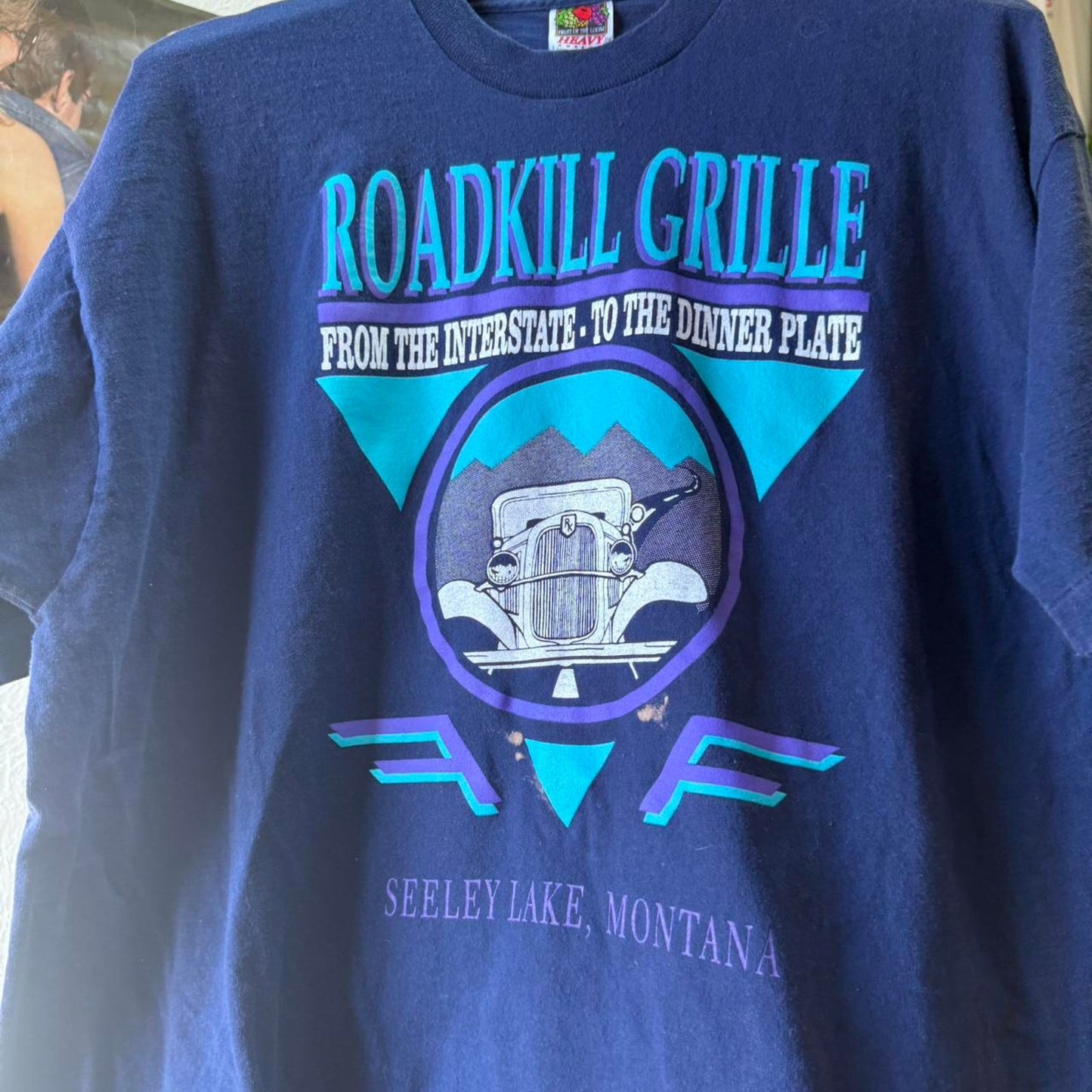 Vintage 90s Road Kill Cafe Humor T-Shirt - XX-Large