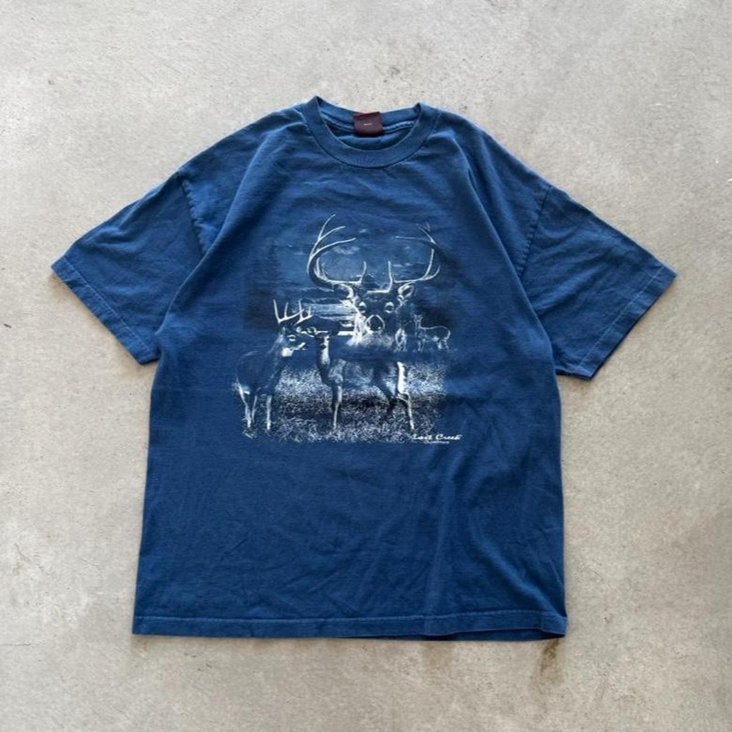 Vintage 90s Deer Animal Nature T-Shirt - X-Large