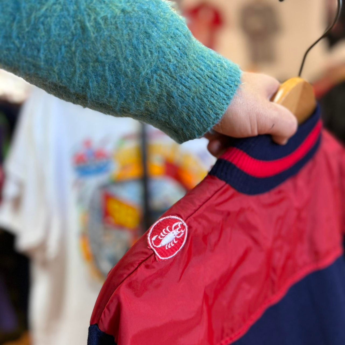 Vintage 80s Designer Italian Zip Up Jacket - Medium