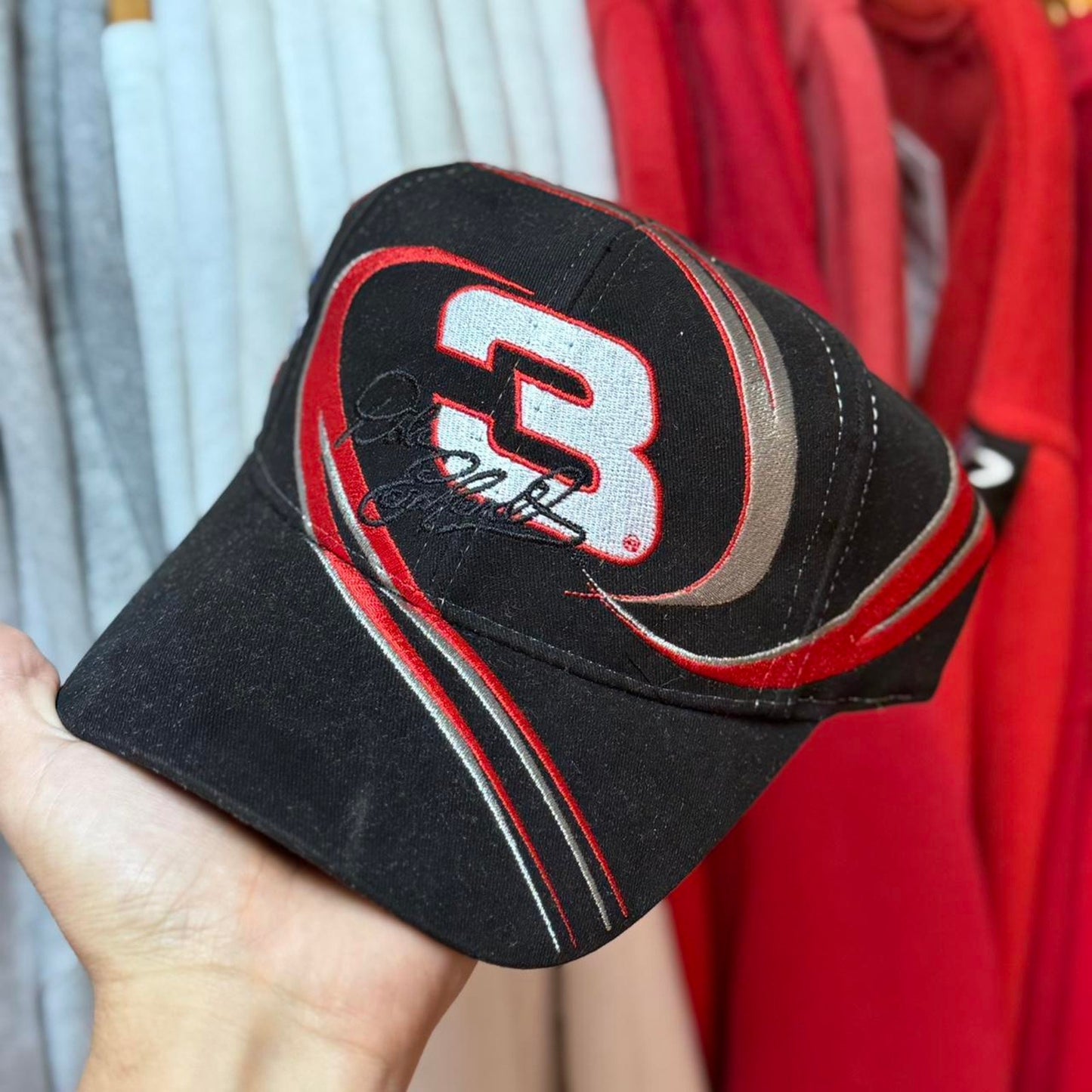 Vintage 90s NASCAR Dale Earnhardt Racing Race Car Cap