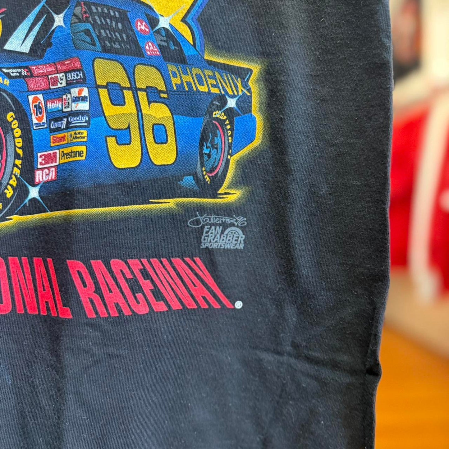 Vintage 1996 Nascar Racing Dura Lube 500 Hall of Fame T-Shirt - Large