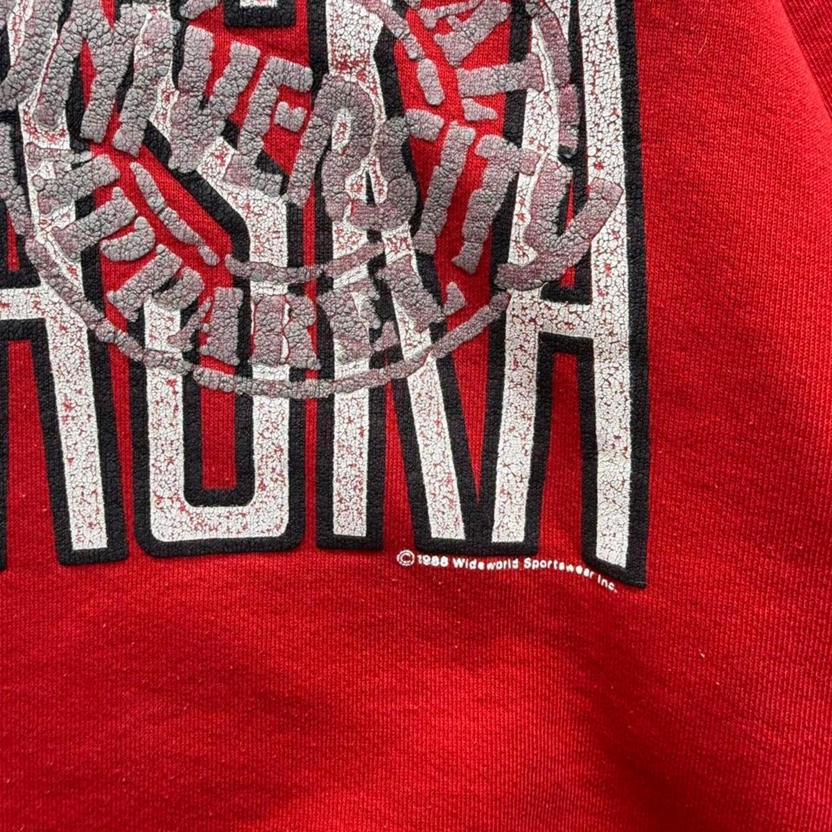 Vintage 90s Nebraska Huskers Spell Out Crewneck - X-Large