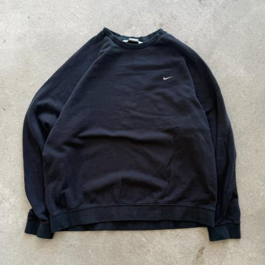 Vintage 90s Nike Side Swoosh Check Crewneck - X-Large