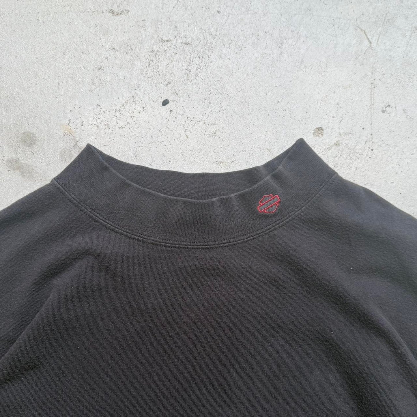 Vintage 90s Harley Davidson Motorcycles Biker Mock Neck T-Shirt - XX-Large