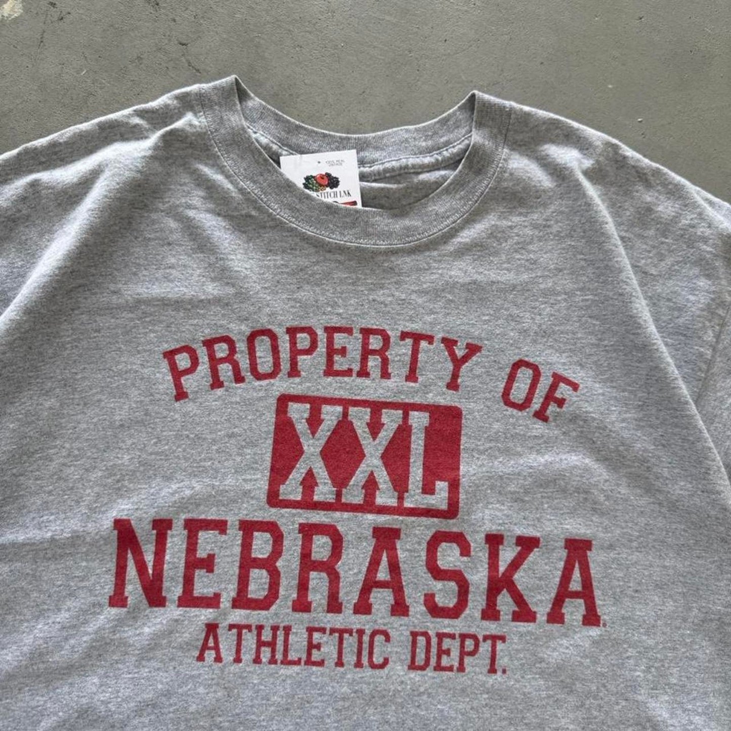 Vintage 90s University of Nebraska Athletic Dept T-Shirt - XX-Large