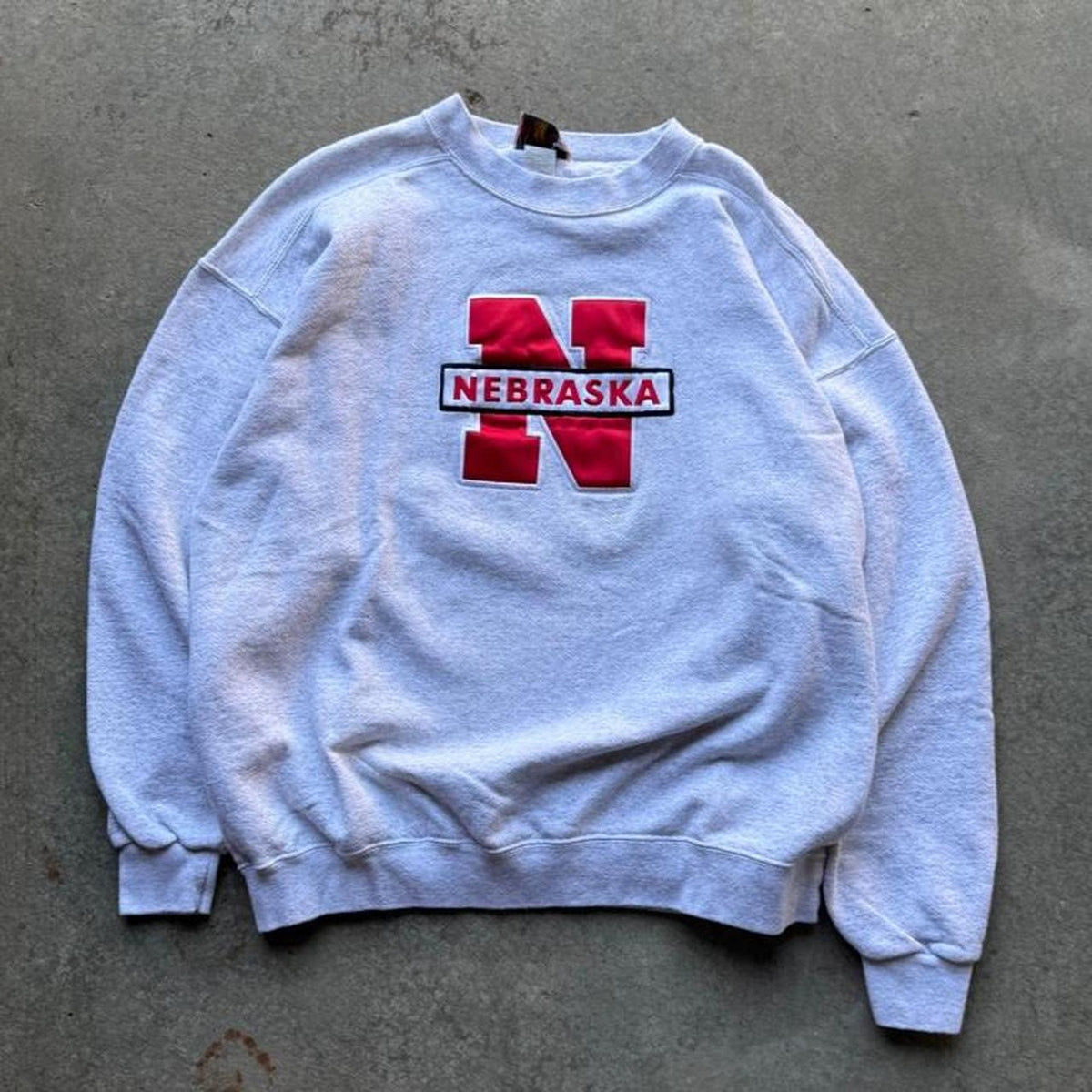 Vintage 90s Nebraska Huskers Big N Crewneck - X-Large