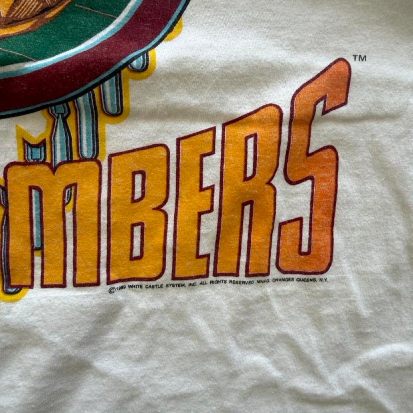Vintage 90s White Castle Belly Bombers Restaurant T-Shirt - X-Large