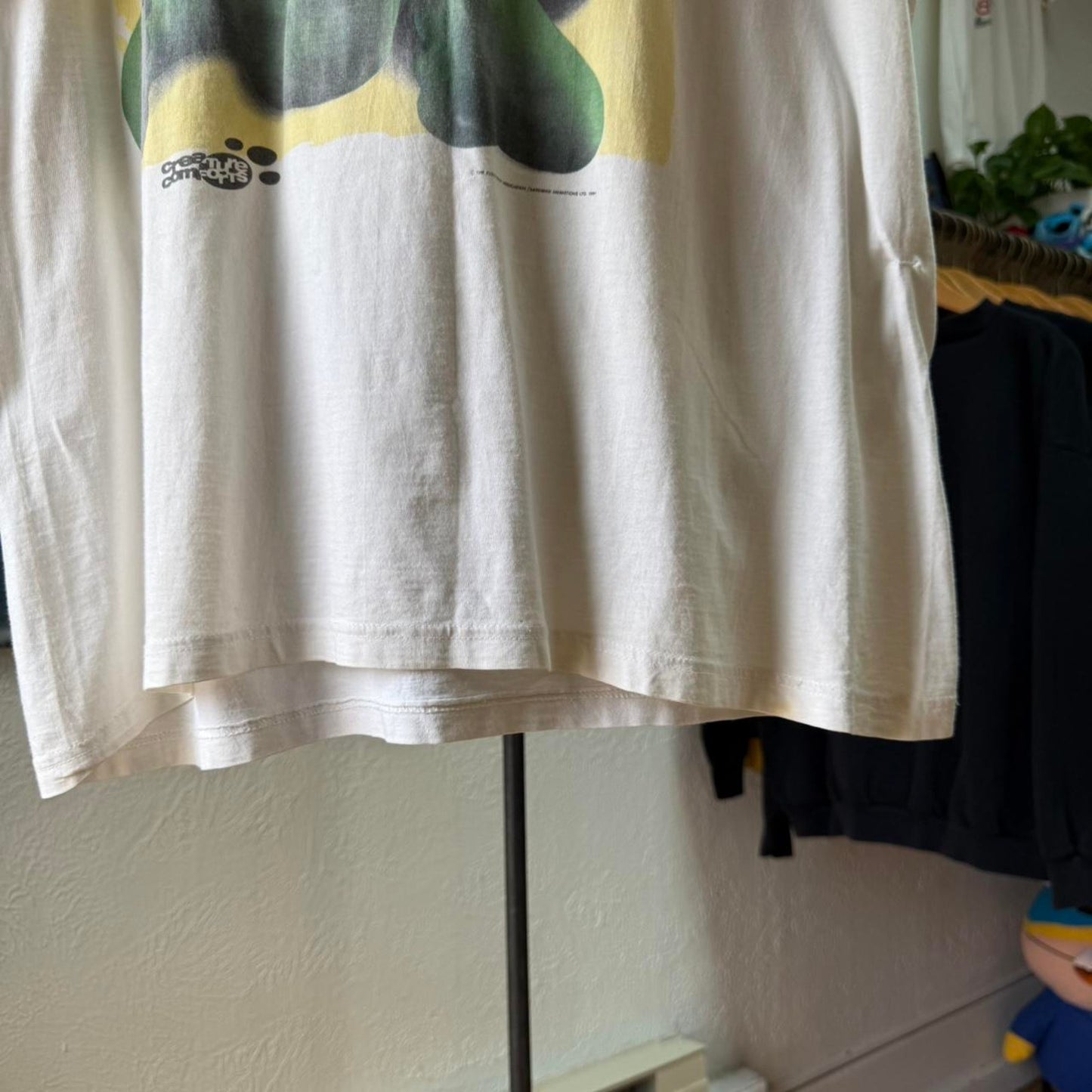 Vintage 90s Creature Comforts Tortoise Easily Turn Off T-Shirt - X-Large