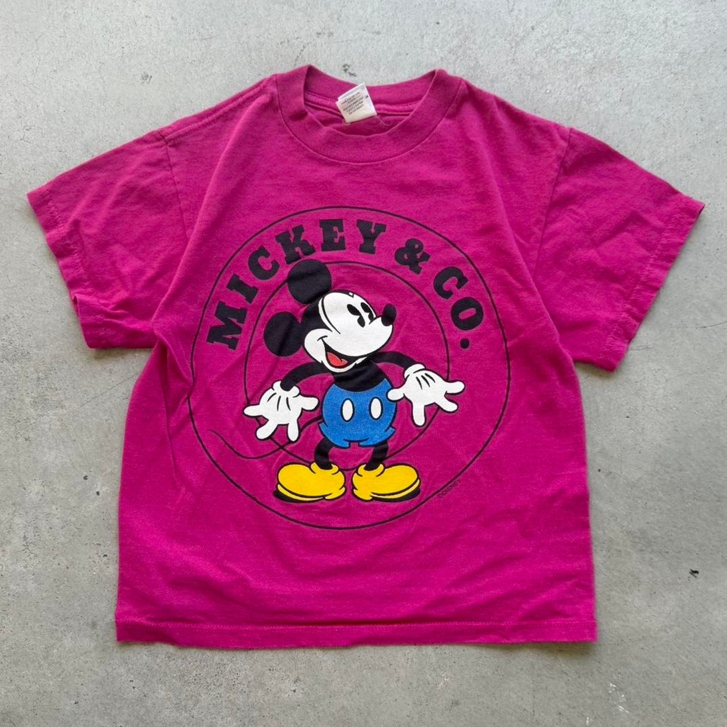 Vintage 90s Disney Mickey Mouse T-Shirt - Kids Small 7/8