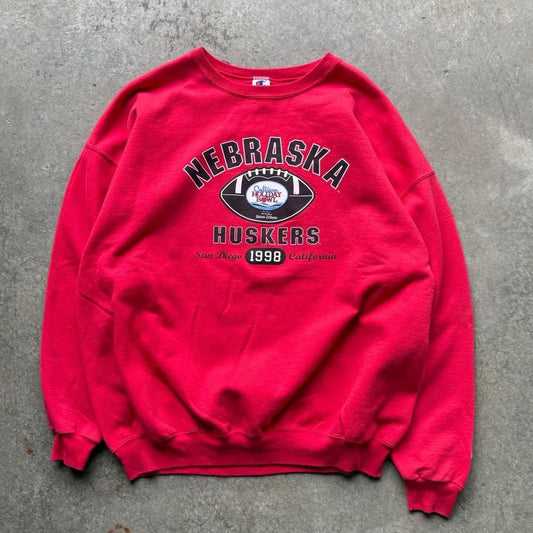 Vintage Champion Culligan Bowl Nebraska Huskers Crewneck - XX-Large