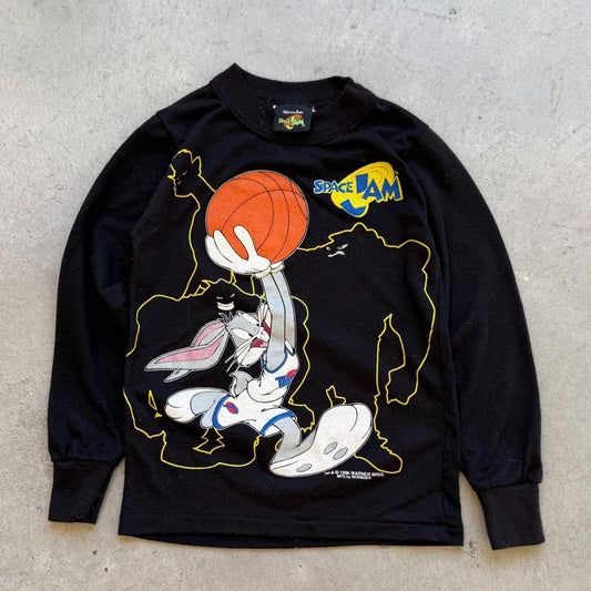 Vintage 90s Space Jam Looney Tunes T-Shirt- Kids 4/5