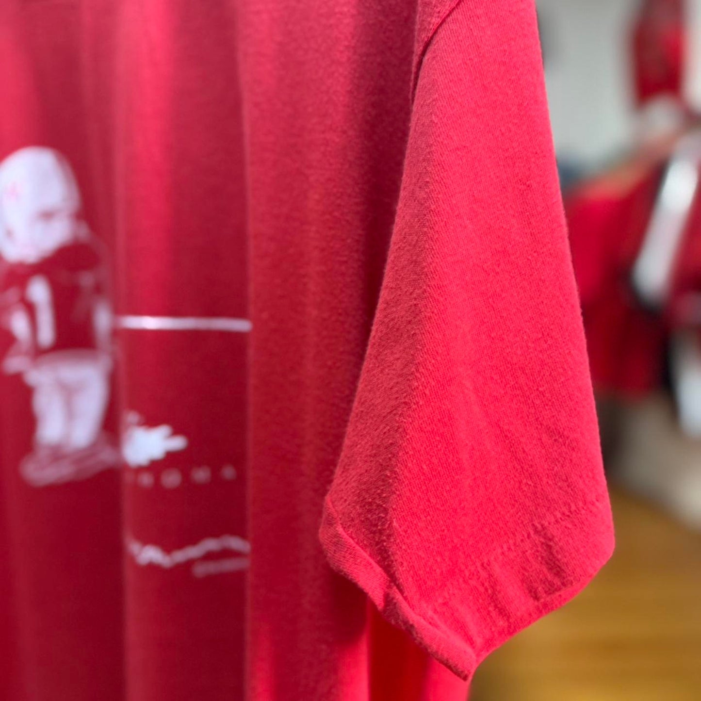 Vintage 80s Nebraska Huskers Piss on Oklahoma Sooners T-Shirt - X-Large