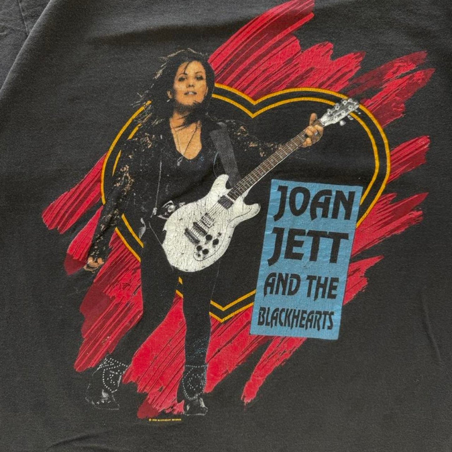 Vintage 90s Joan Jett and the Blackshirts Distressed Band T-Shirt - X-Large