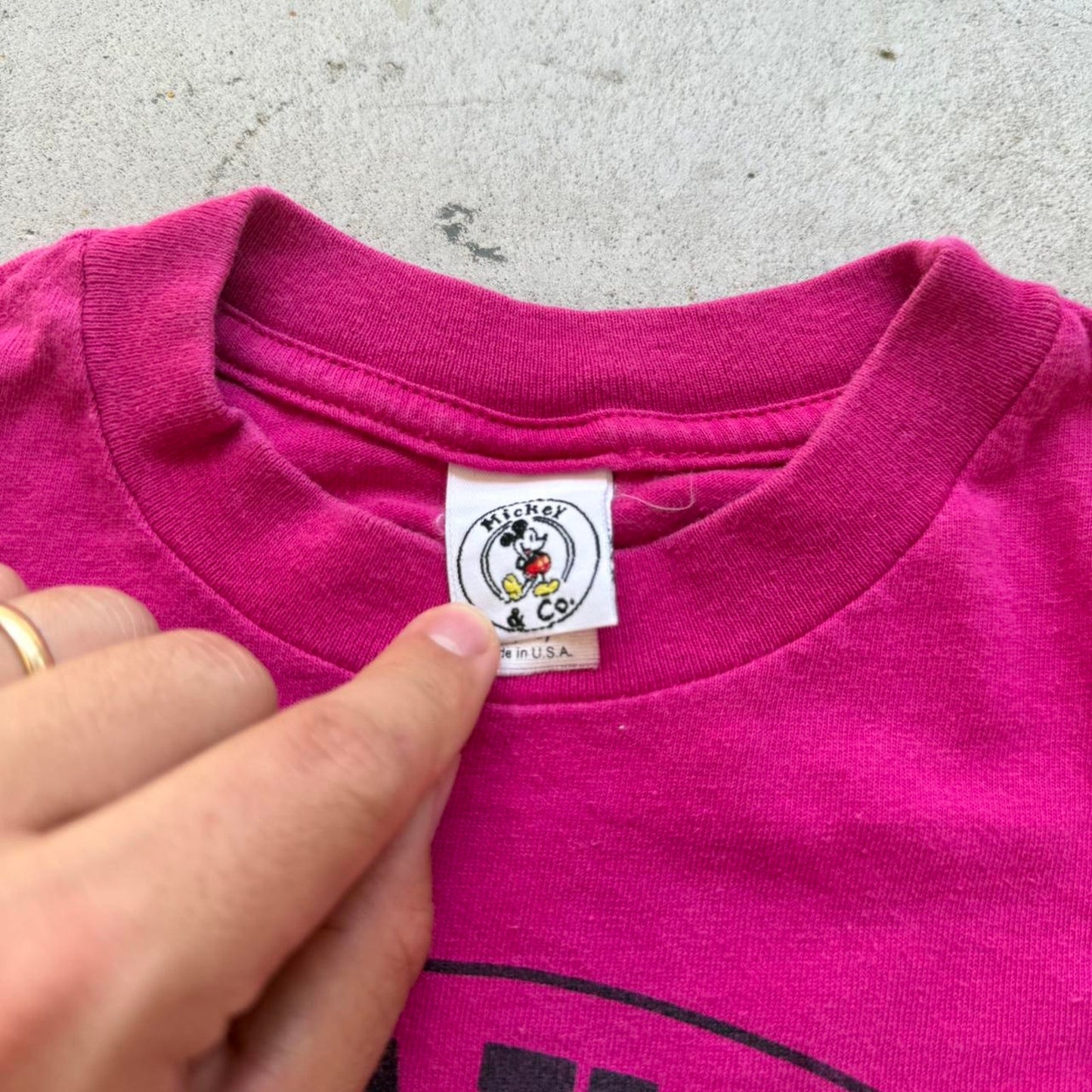 Vintage 90s Disney Mickey Mouse T-Shirt - Kids Small 7/8