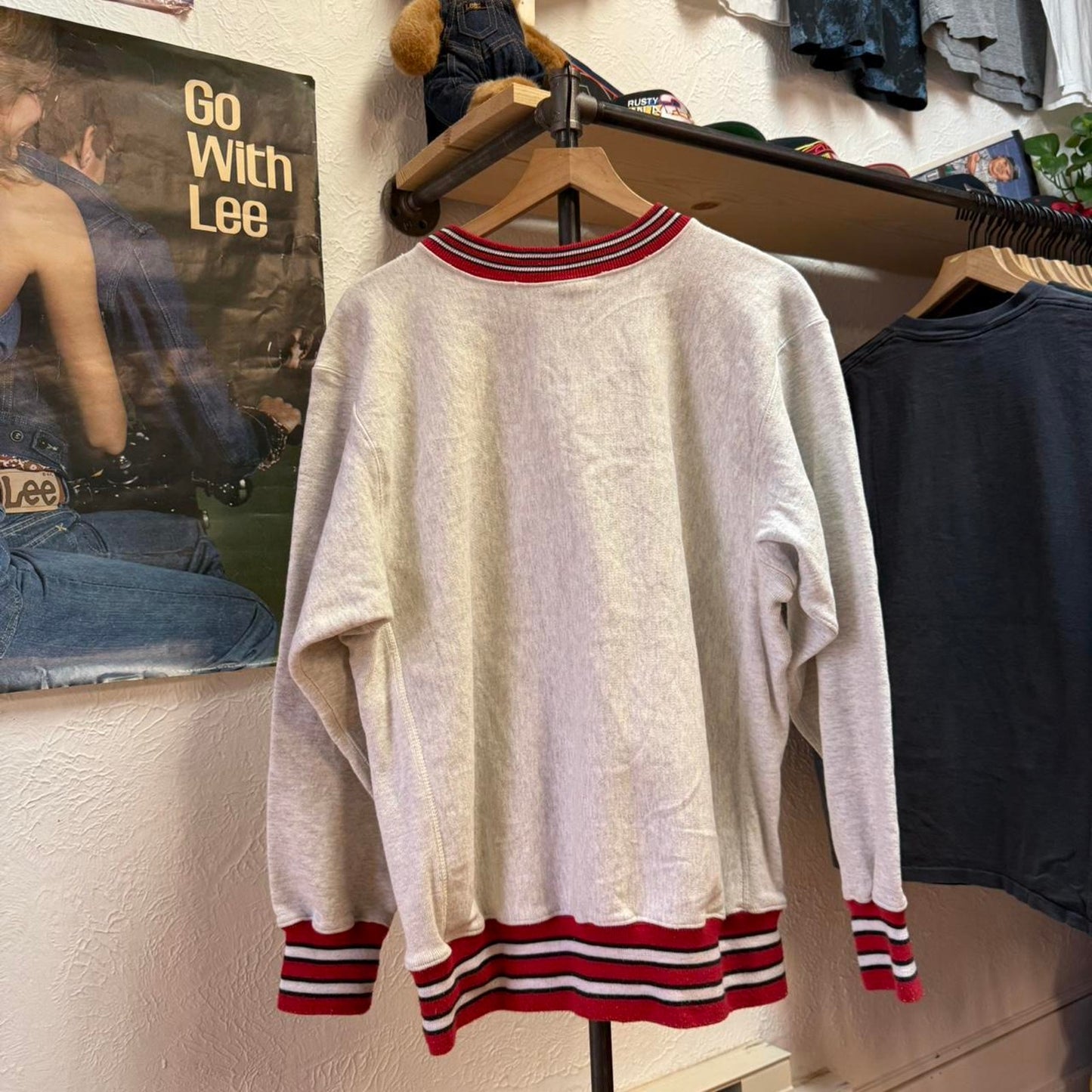 Vintage 90s Nebraska Huskers Ringed Collar Crewneck - X-Large