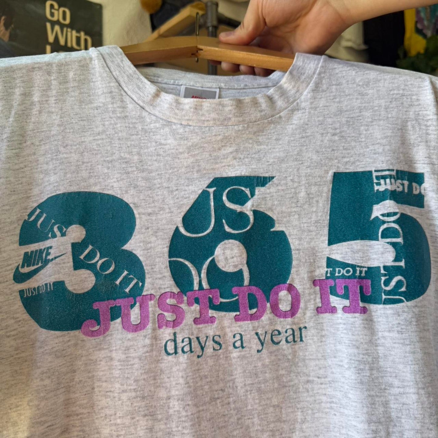 Vintage 90s Nike 365 Just Do It Swoosh T-Shirt - Large