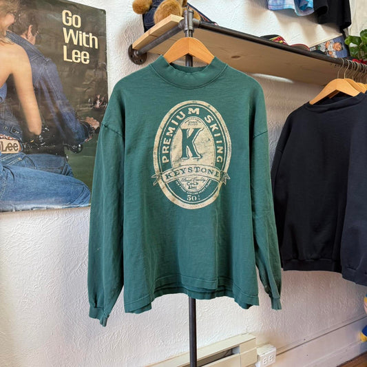 Vintage 90s Keystone Premium Skiing Ski Mountain T-Shirt - X-Large
