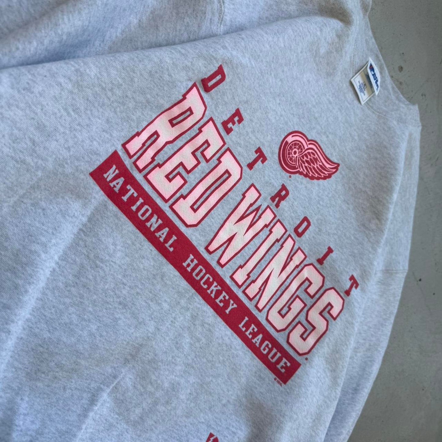 Vintage 90s Detroit Redwings NHL Hockey Crewneck - X-Large