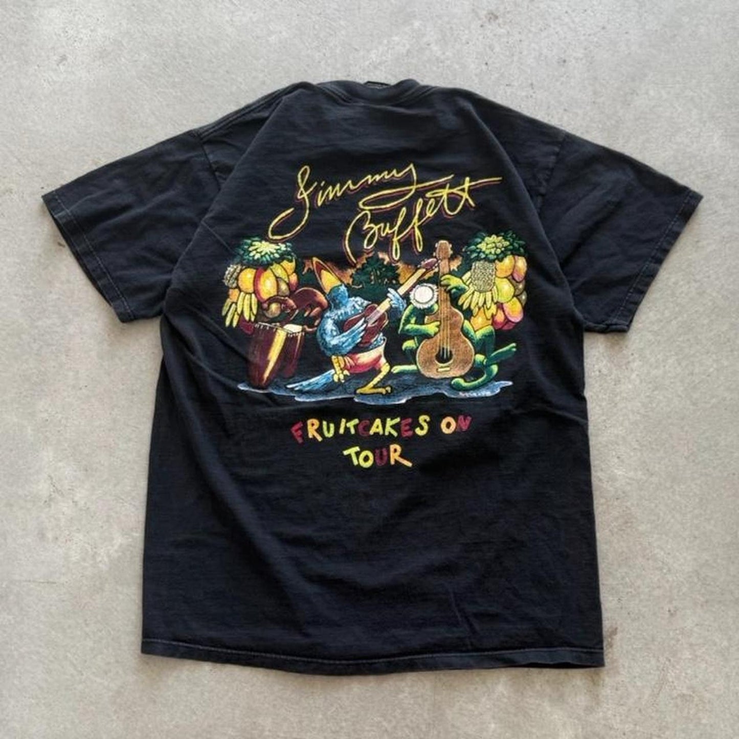 Vintage 90s Jimmy Buffet Fruitcakes on Tour Band T-Shirt - X-Large