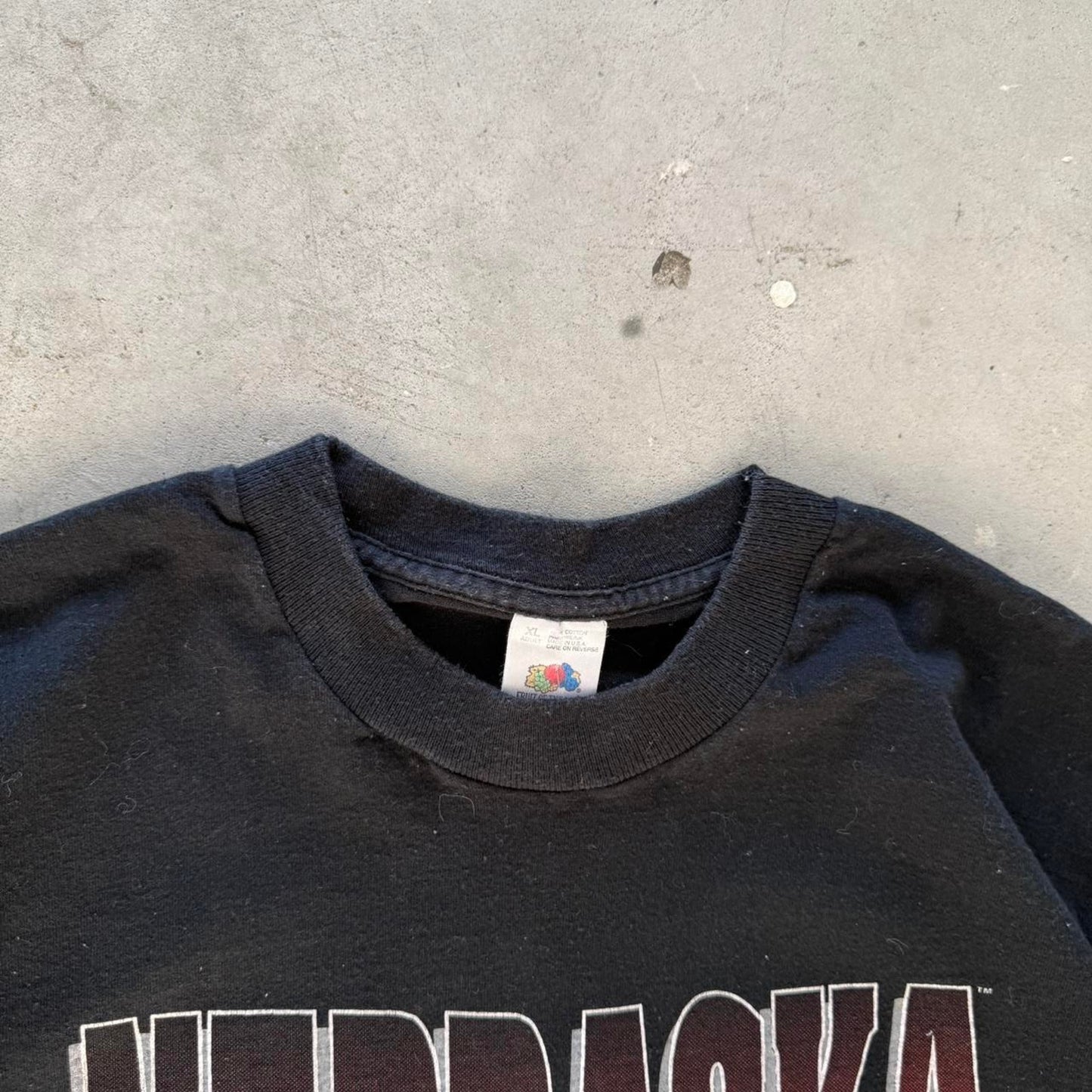 Vintage 90s Nebraska Huskers Back to Back National Champions Trophy T-Shirt - X-Large
