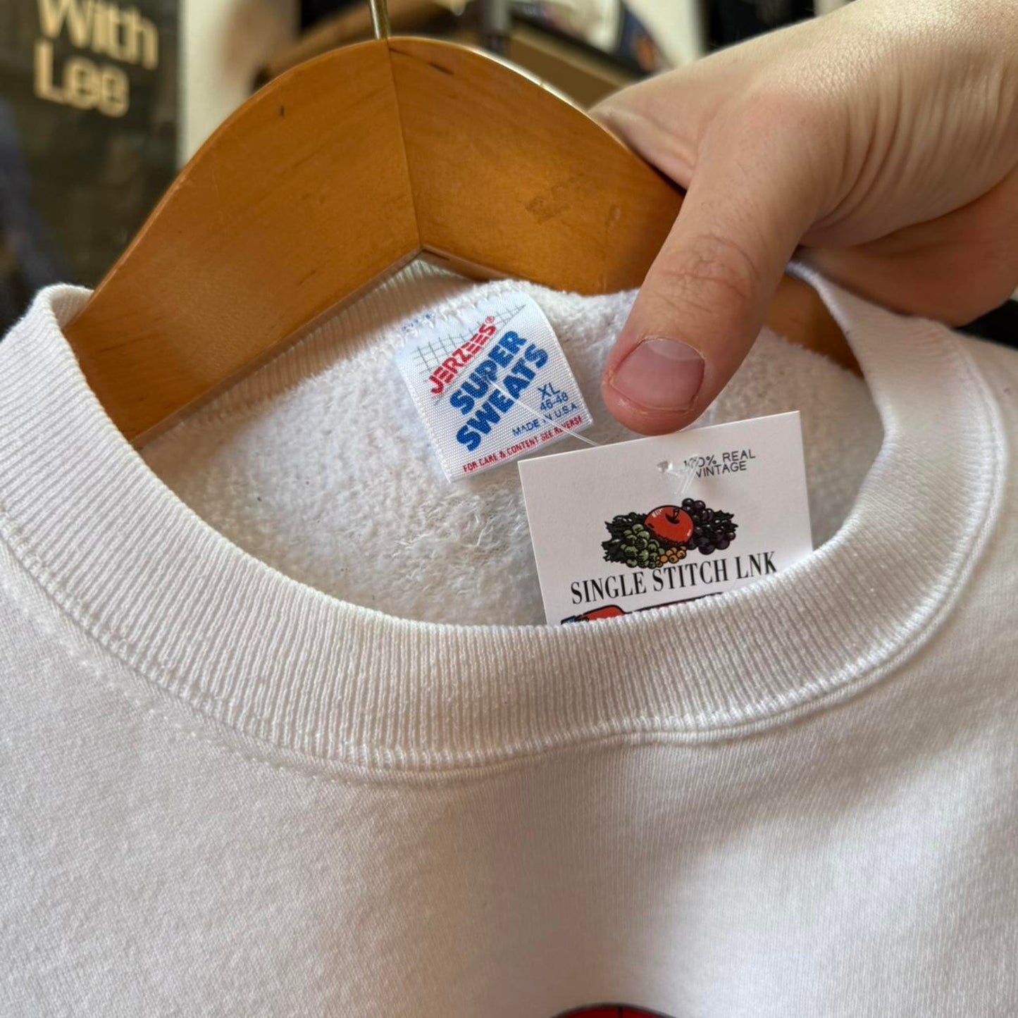 Vintage 90s Campbells Soup American Flag Crewneck  - X-Large