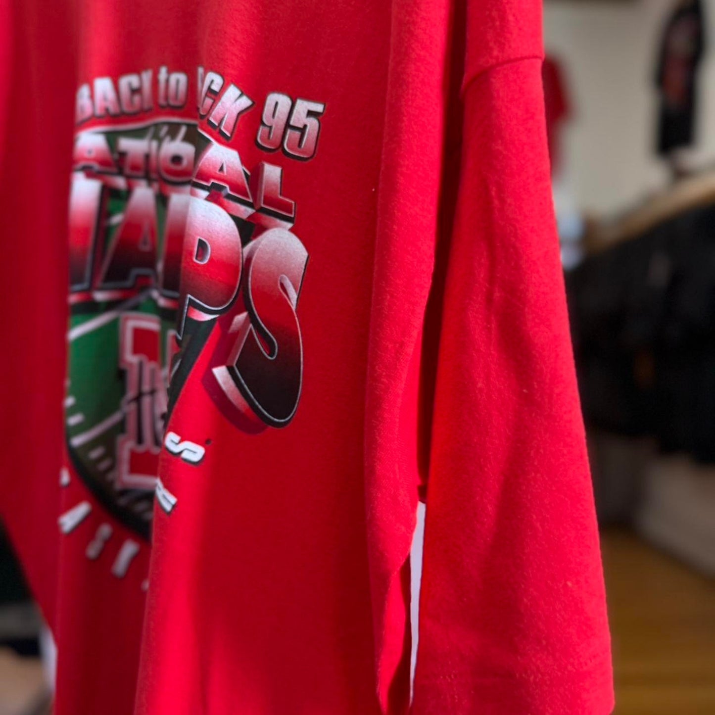 Vintage 1994 Nebraska Huskers National Champs Football T-Shirt
