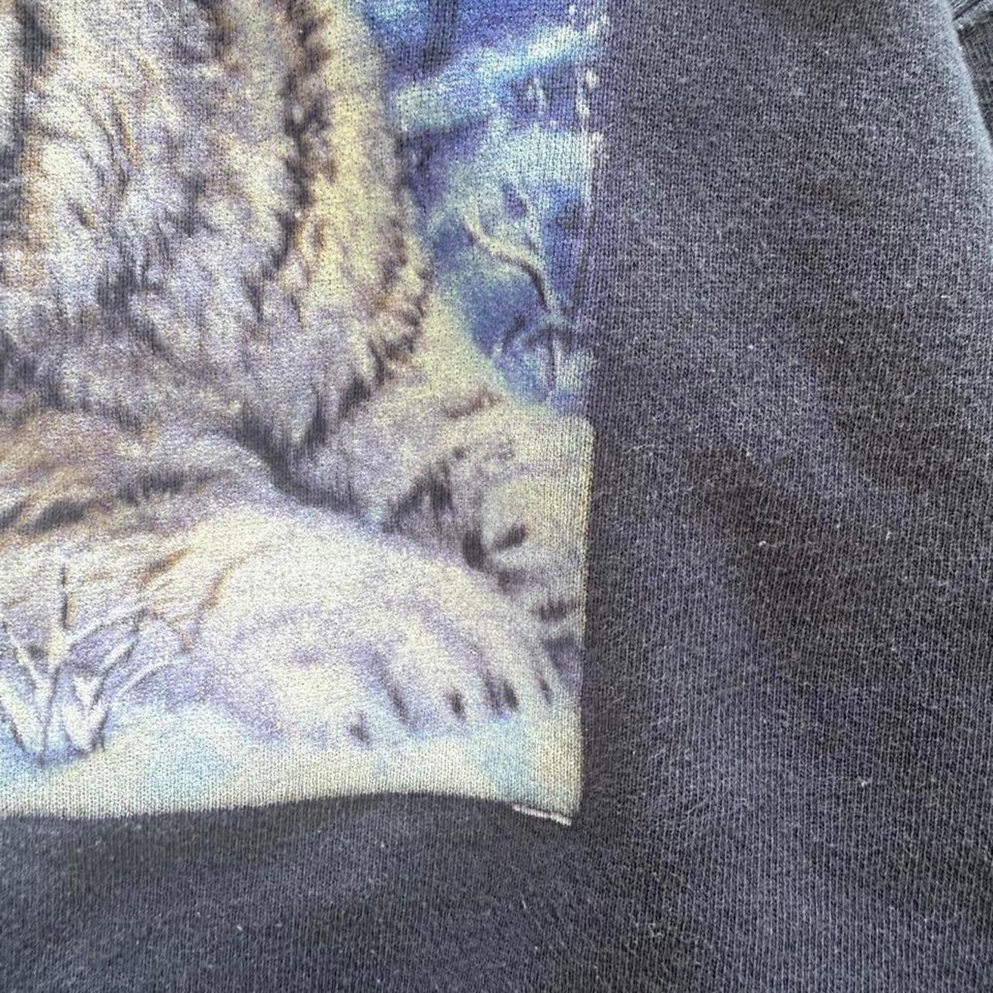 Vintage 90s White Tiger Animal Nature Crewneck - X-Large