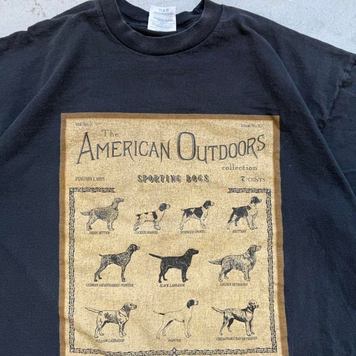 Vintage 90s American Outdoors Dog Animal T-Shirt - X-Large