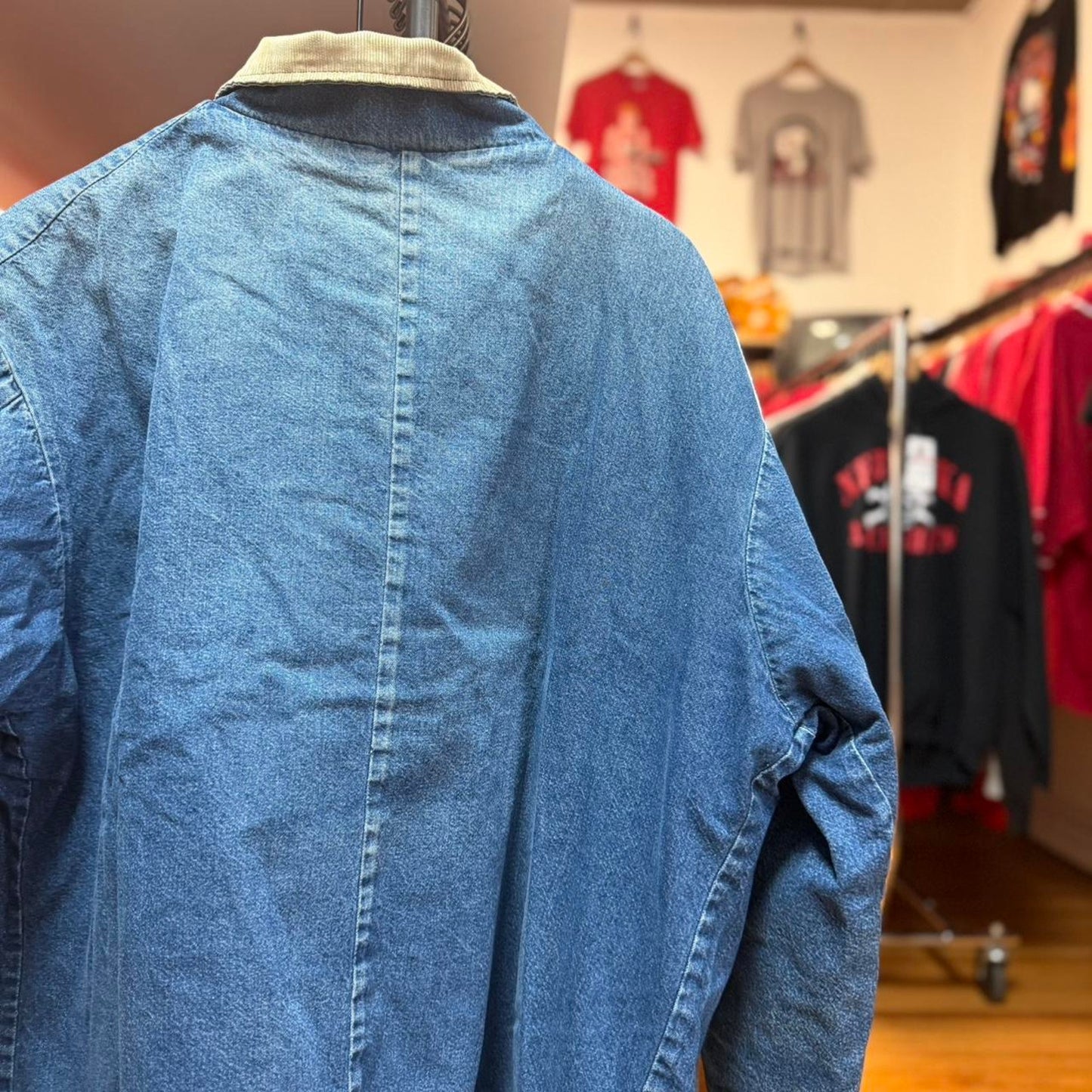 Vintage 80s Key Imperial Paint Splatter Chore Jacket - X-Large