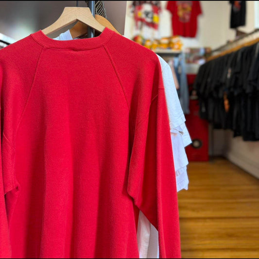 Vintage 90s Nebraska Huskers Herbie Sparkle Print Crewneck