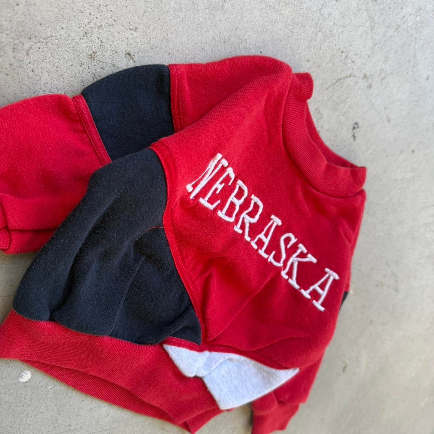 Vintage 90s Nebraska Huskers Sports Crewneck - Kids 3-6M