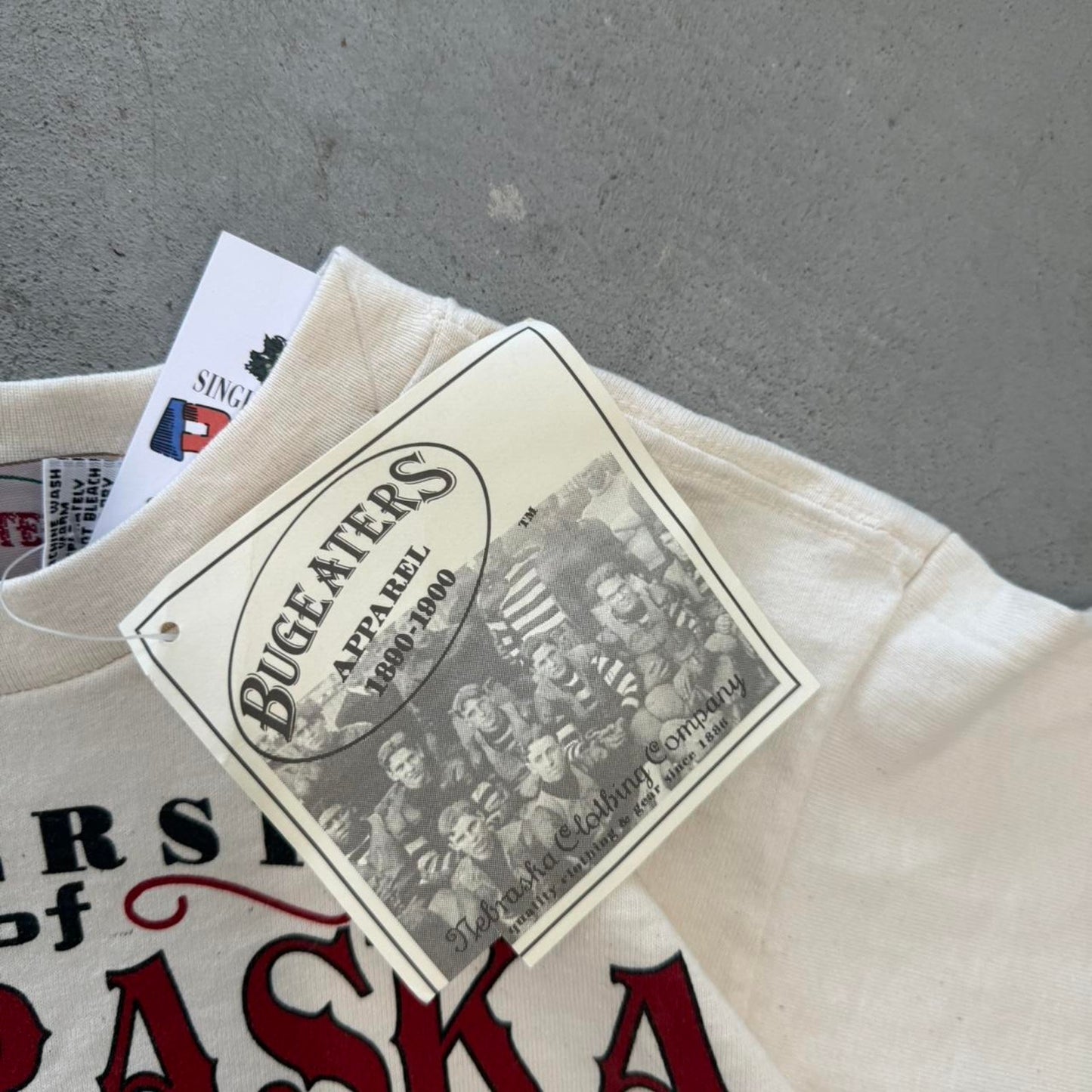 Vintage 90s Nebraska Bugeaters Huskers T-Shirt - Medium