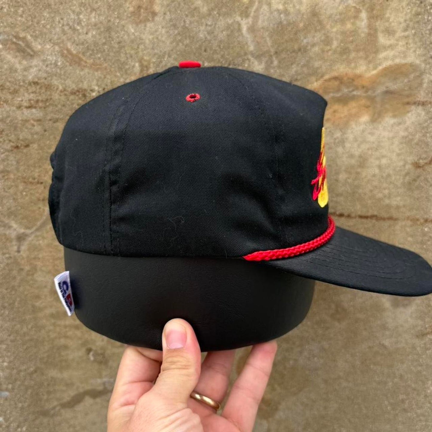 Vintage 90s Ernie Erwin Nascar Racing Race Car Snapback