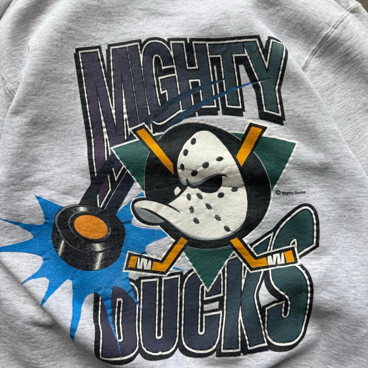 Vintage 90s Might Ducks NHL Hockey Crewneck - Large
