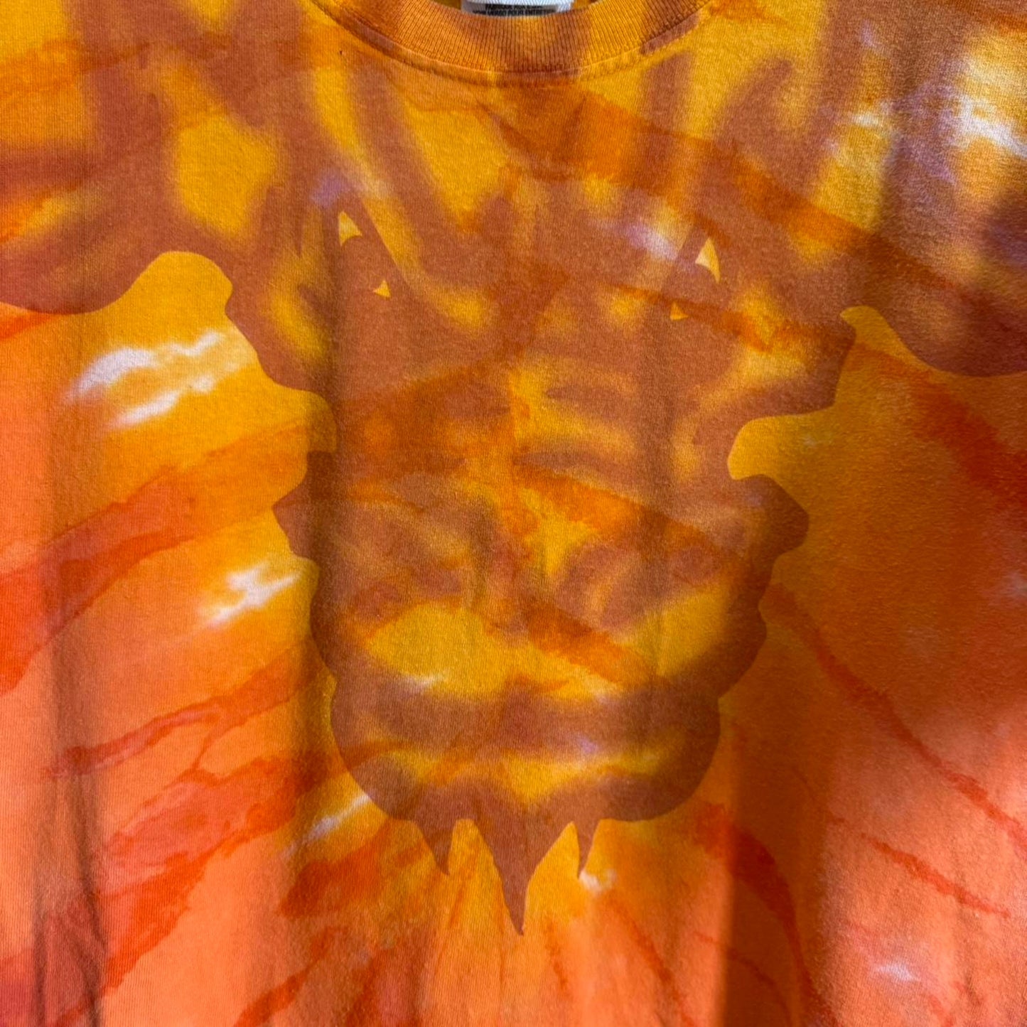 Vintage 90s Wrangler Bull Tie Dye T-Shirt - Medium