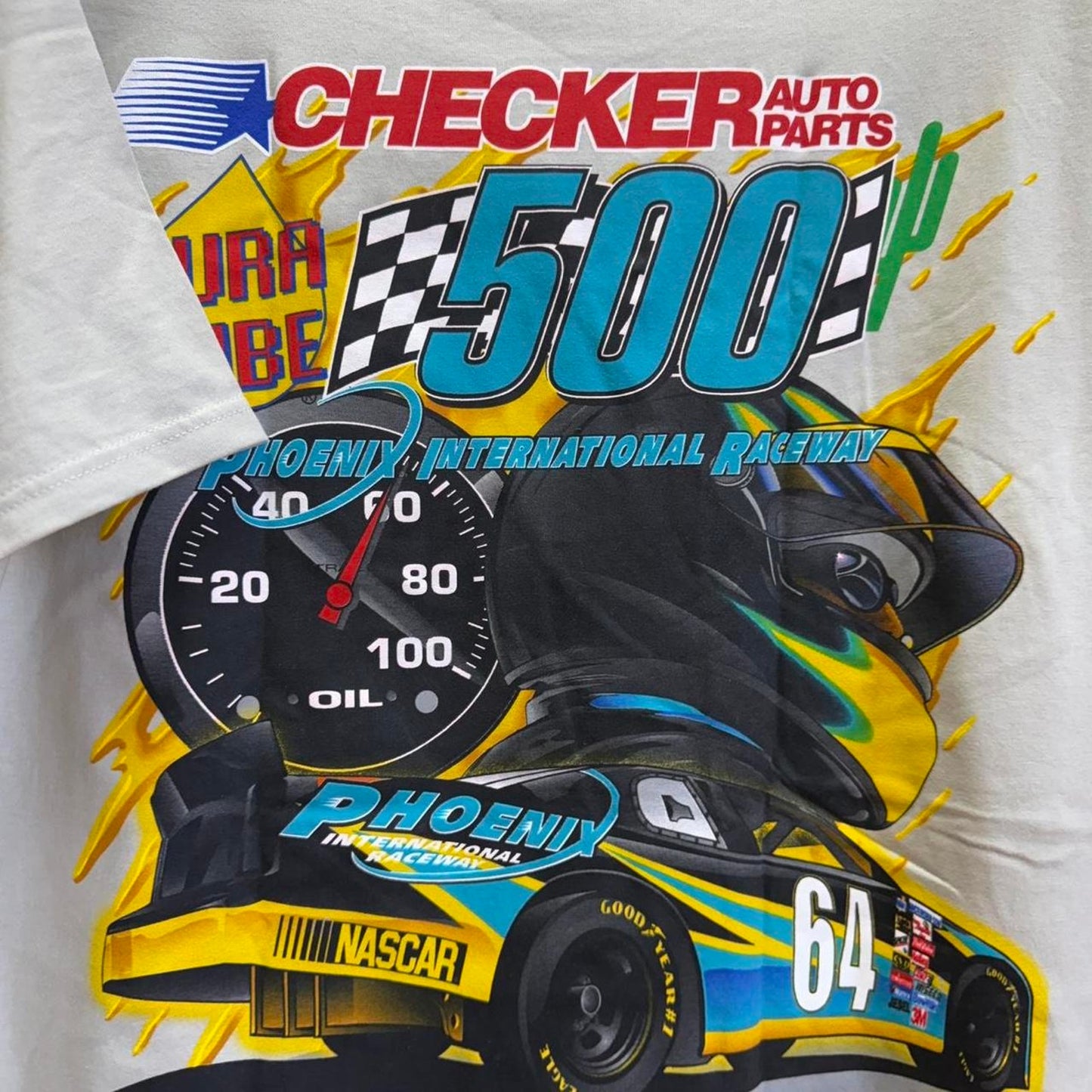Vintage 2000 Checker Raceway 500 NASCAR T-Shirt - X-Large