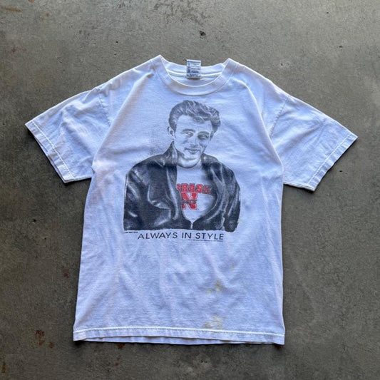 Vintage 90s Nebraska Huskers James Dean T-Shirt - Large