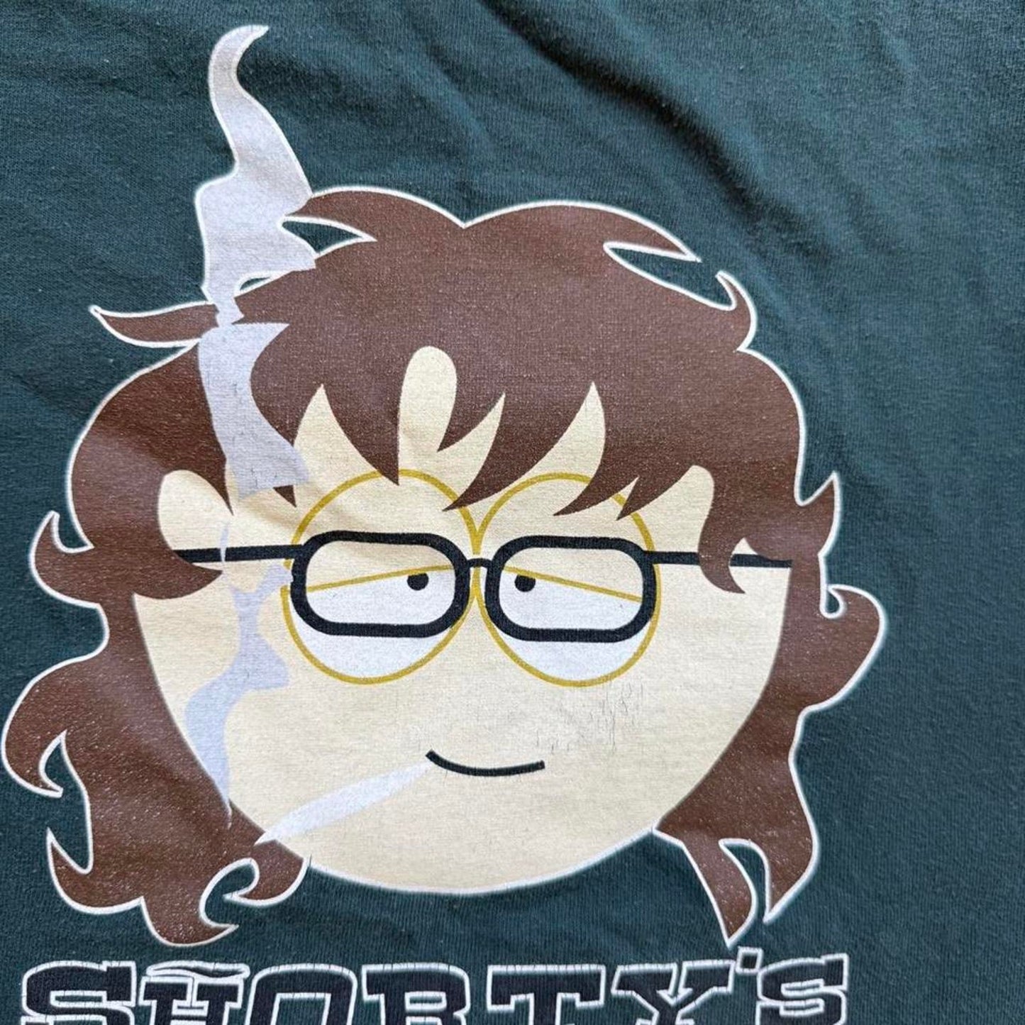 Vintage 90s Shortys South Park Parody Skateboarding T-Shirt - X-Large