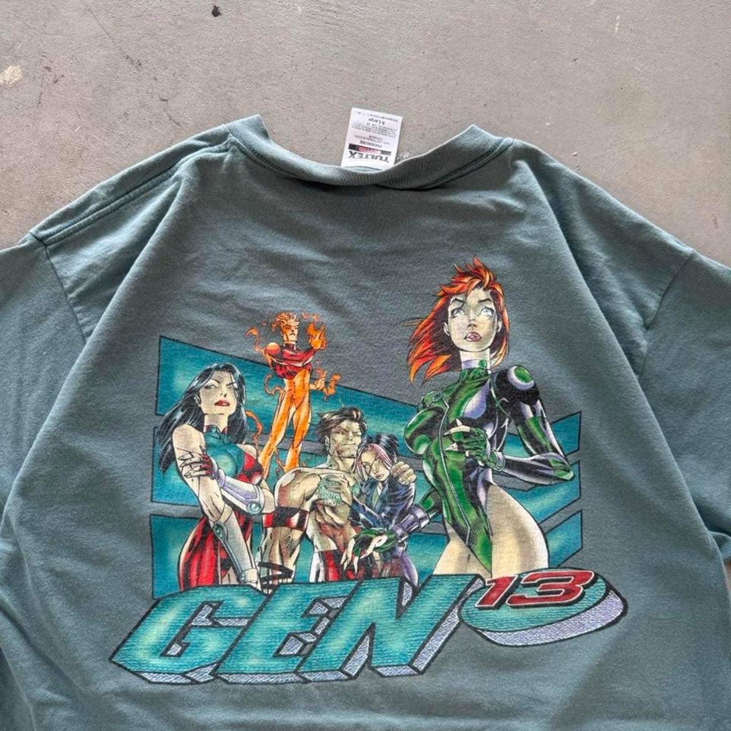 Vintage Gen 13 Anime Comic Book T-Shirt - X-Large