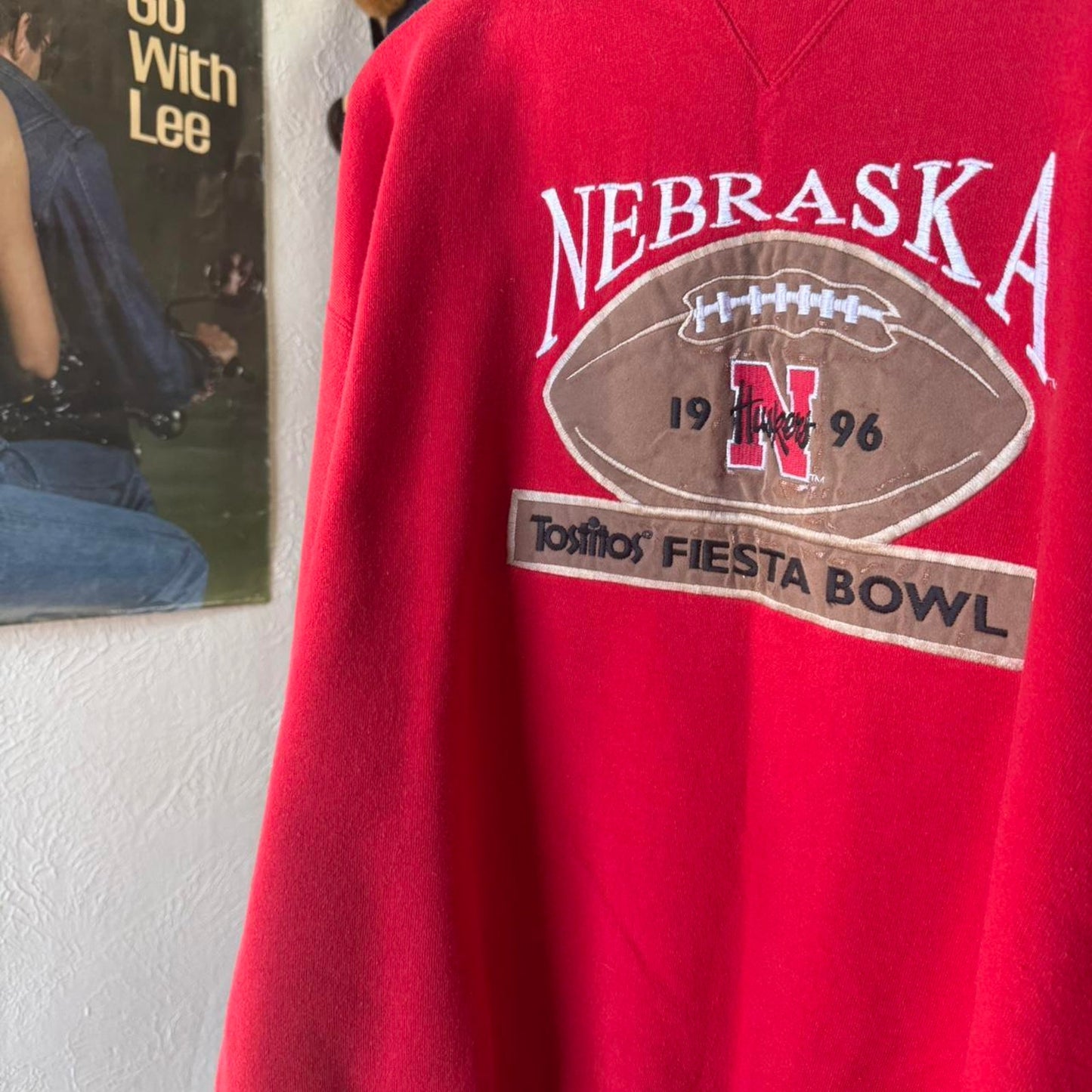 Vintage 1996 Nebraska Huskers Tostitos Fiesta Bowl Crewneck - Large