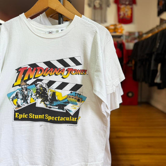 Vintage 90s Indiana Jones Epic Stunt Spectacular T-Shirt