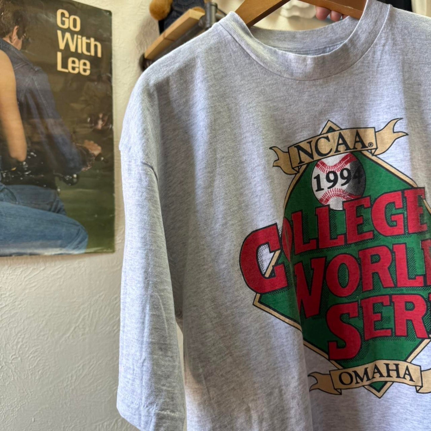 Vintage 90s NCAA College World Series CWS Baseball T-Shirt - X-Large