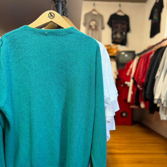 Vintage 90s Knit Blend Cardigan - Large