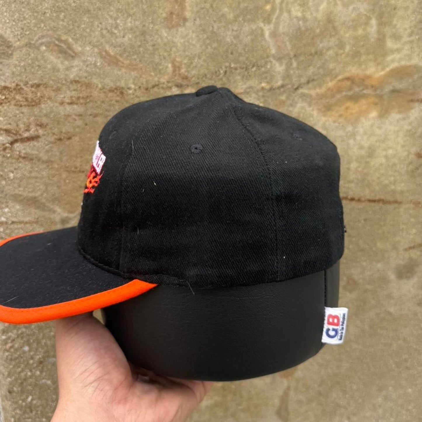 Vintage UAW Daimler Chrysler 400 Racing NASCAR Flame Snapback