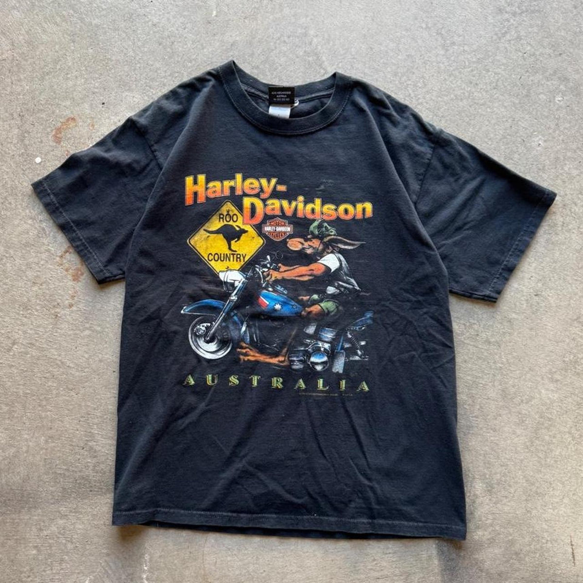Vintage Harley Davidson Motorcycles Biker - Large