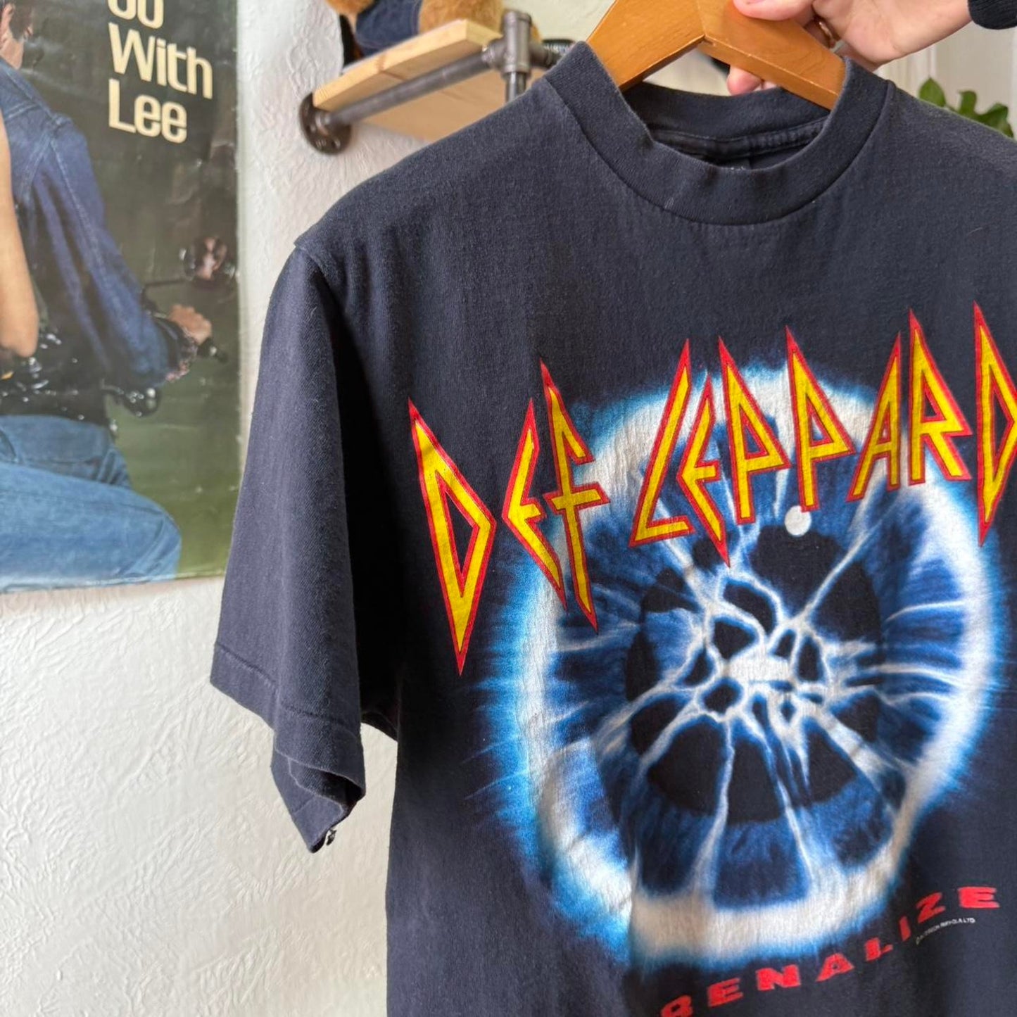 Vintage 90s Def Leppard Adrenalize The 7 Day Weekend Tour Band T-Shirt - Large